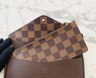 Louis Vuitton Josephine Wallet with Coin Pouch in Damier Leather