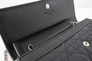 Lady Dior Rendez-Vous Chain Wallet Clutch internal flap