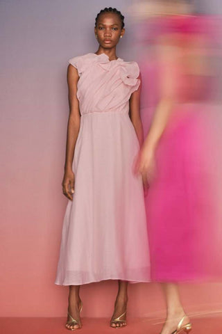 Aje Genesis Midi Dress Hire MODEL IMAGE