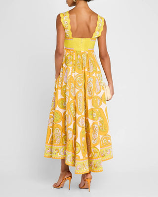 Alemais Diana Summer Dress in Yellow 3