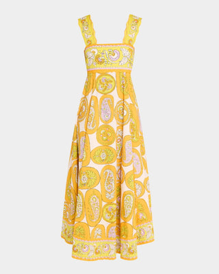 Alemais Diana Summer Dress in Yellow 4