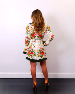 Alemais Elisabetta Mini Dress Hire Back View