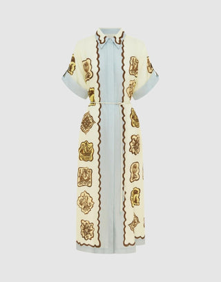 Alemais Relic Shirtdress Stock