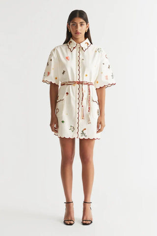 Antipodean Queen of Hearts Shirt Dress Renascence Studio 1