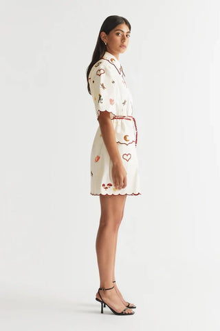 Antipodean Queen of Hearts Shirt Dress Renascence Studio 4