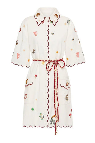 Antipodean Queen of Hearts Shirt Dress Renascence Studio 5