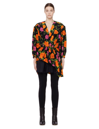 Balenciaga Floral Spandex Mini