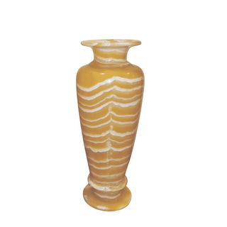 Decorative Egyptian Alabaster Floor Vase1