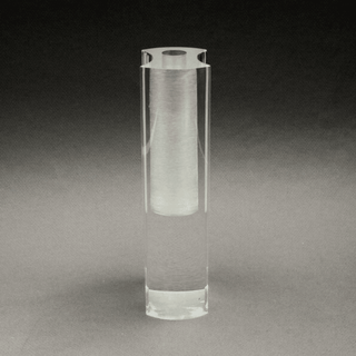 Clear Lucite Acrylic Astrolite Soliflore Vase by Luigi Massoni Guzzini