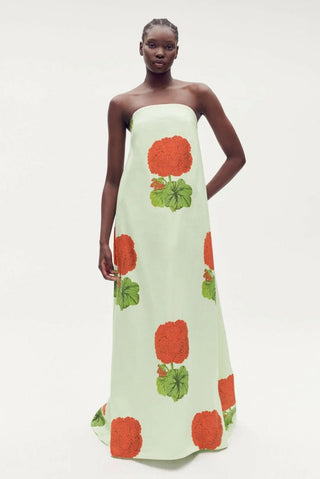 Oroton Posie Geranium Print Gown