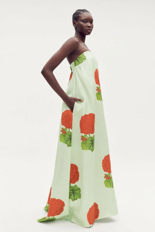 Oroton Posie Geranium Print Gown SIDE
