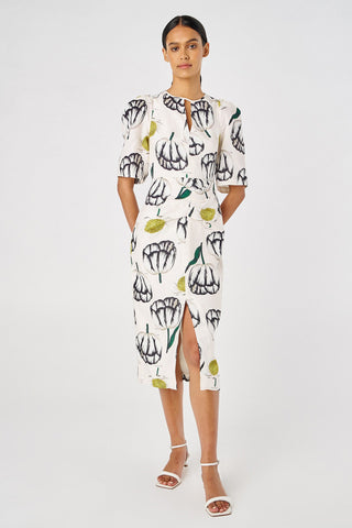 Oroton Spring Tulip Midi Dress Hire RS