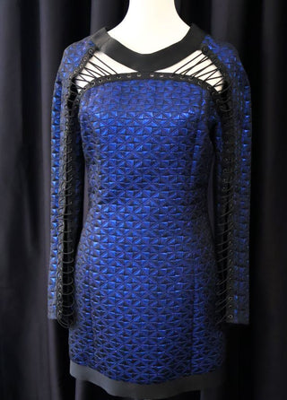 Pierre Balmain Electric Blue Mini Dress