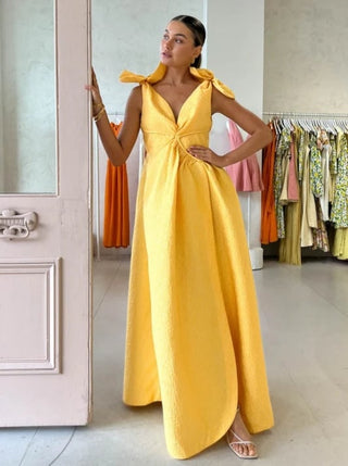 Rachel Gilbert Emiliano Gown in Lemondrop Renascence Studio 3