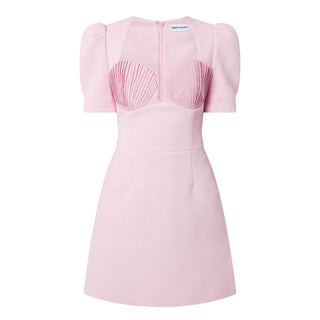 Rebecca Vallance Jenna Short Sleeve Mini Dress Pink RSTUDIO STOCK
