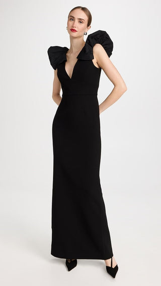 Rebecca Vallance Katie Gown in Black HIRE RSTUDIO