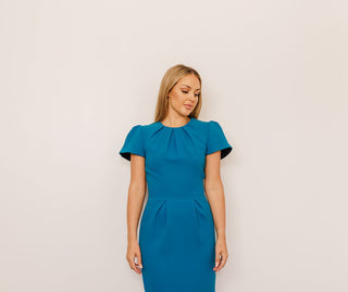 Roksanda Blue Crepe Midi Dress