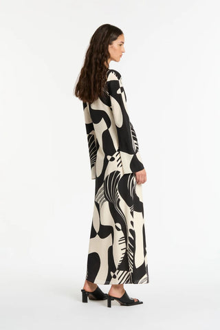 Sir The Label Realisme Twist Maxi Dress BACK