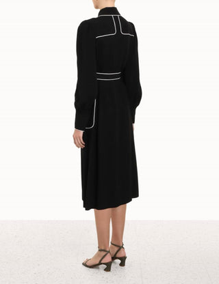 Zimmermann Collared Swing Midi Dress