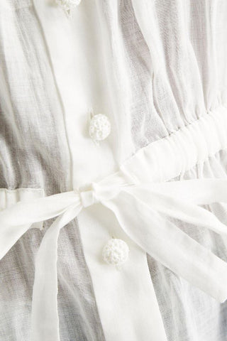 Zimmermann Nina Smocked Blouse