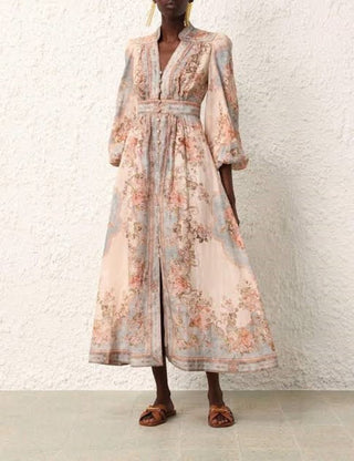 Zimmermann August Plunge Midi MODEL VIEW