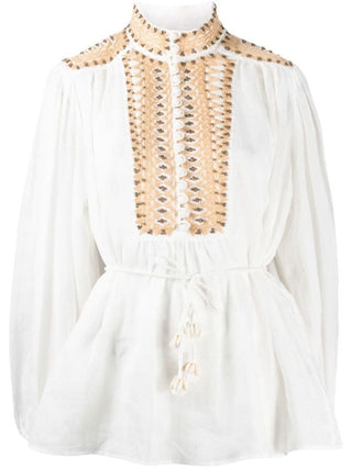 Zimmermann Brighton Beaded Yolk Blouse RSTUDIO1