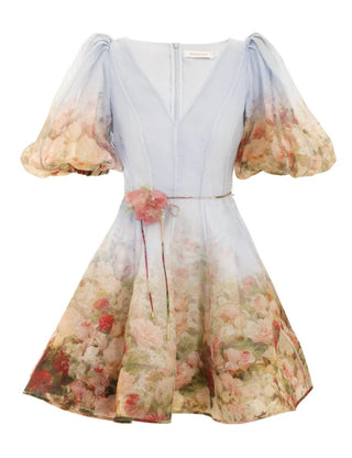 Zimmermann Luminosity Flip In Rosy Garden Dress Hire