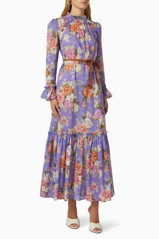 Zimmermann Pattie Frill Midi Dress Hire