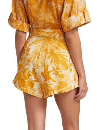 Zimmermann Mae Floral Cotton Shirt and Shorts Set BACK
