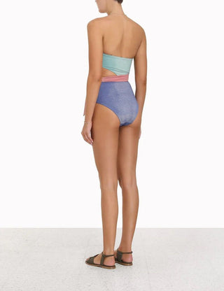 Zimmermann Clover Scarf Tie One Piece Swimsuit BACK