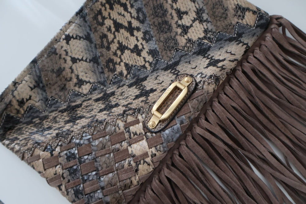 Jimmy choo snakeskin discount clutch