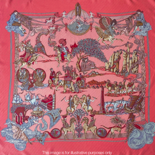 whole silk scarf represenational image of the design 