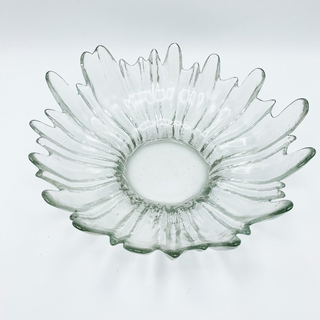 Space Age Pukeberg Glasbruk Alaska Glass Console Bowl