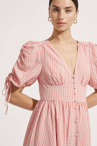 Steele Camilla Rose Check Midi Dress for Hire 