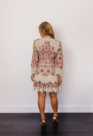 Zimmermann Empire Konya Dress for Hire. Back