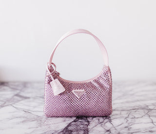 Rare Prada Satin Mini-Bag with Crystals