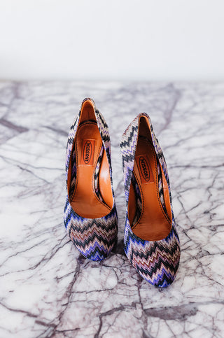 Missoni Rashel Snake Heel Shoe In New Never Worn Condition