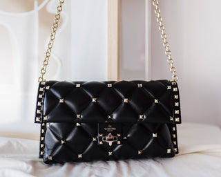 Valentino Garavani Candy Stud Quilted Shoulder Bag